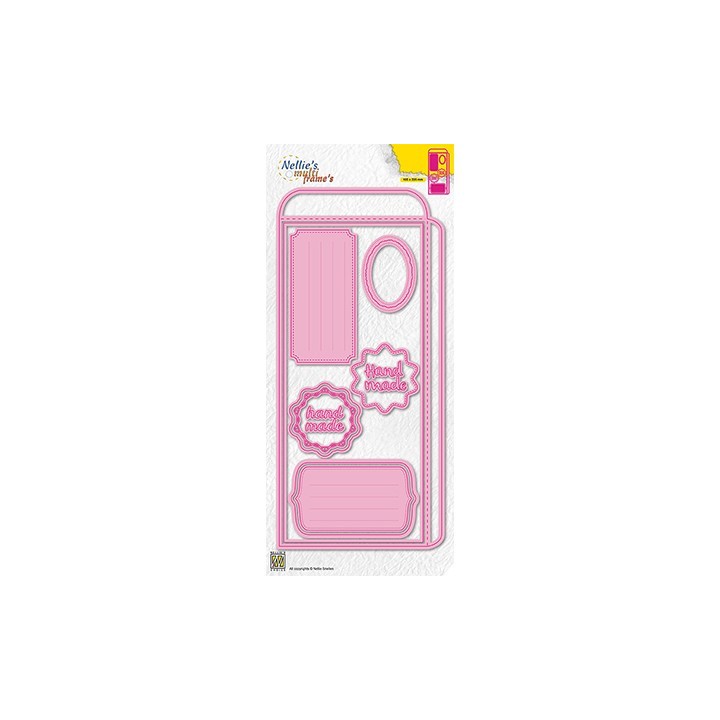 (MFD143)Nellie's Multi frame Block Slimline Die Envelope