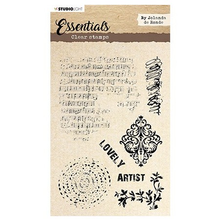 (STAMPBJ01)Studio light Stamp Essentials By Jolanda de Ronde nr.1
