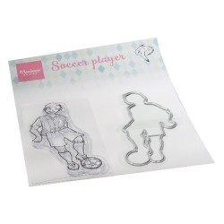 (HT1662)Clear stamp Hetty's Soccer player