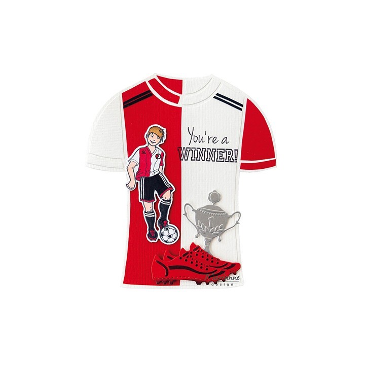 (HT1662)Clear stamp Hetty's Soccer player