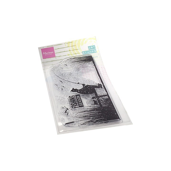 (MM1646)Art stamps Fishing