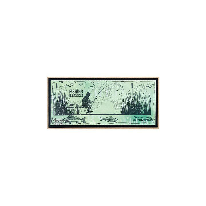 (MM1646)Art stamps Fishing