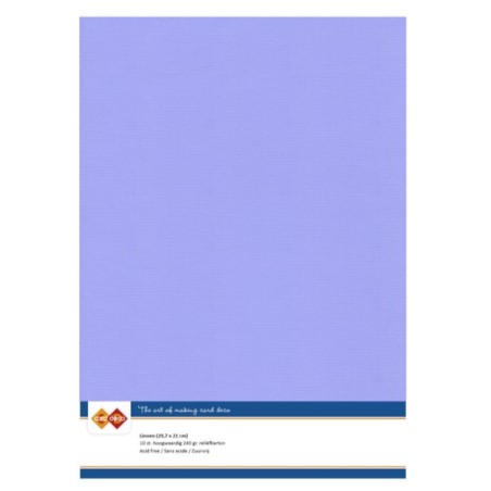 (LKK-A461)Linen Cardstock - A4 - Lavender