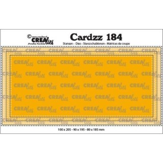 (CLCZ184)Crealies Cardzz Slimline D stitch 10,0x20,5cm