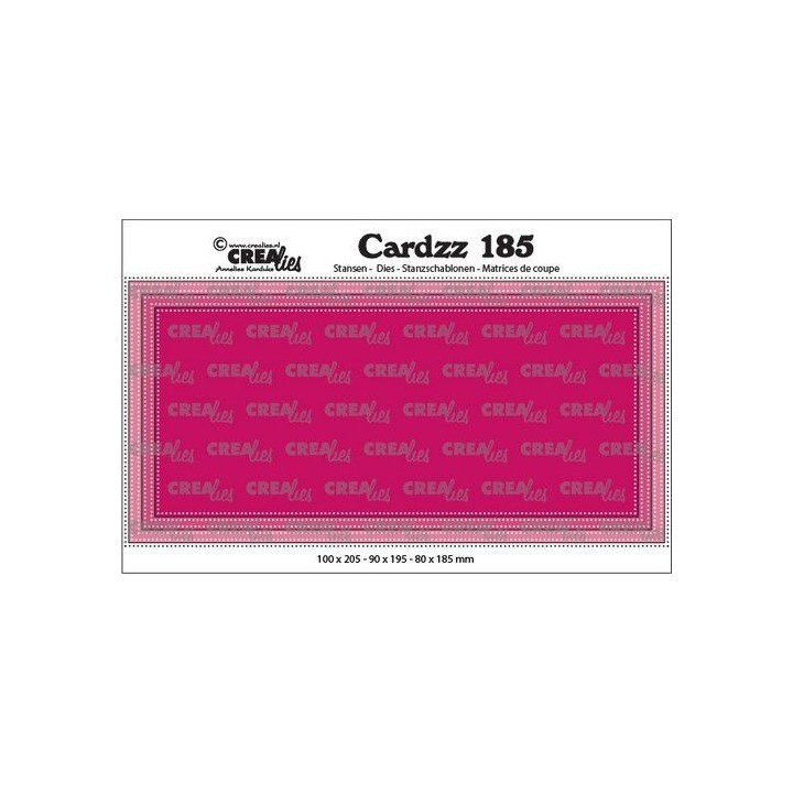 (CLCZ185)Crealies Cardzz Slimline E dots 10,0x20,5cm