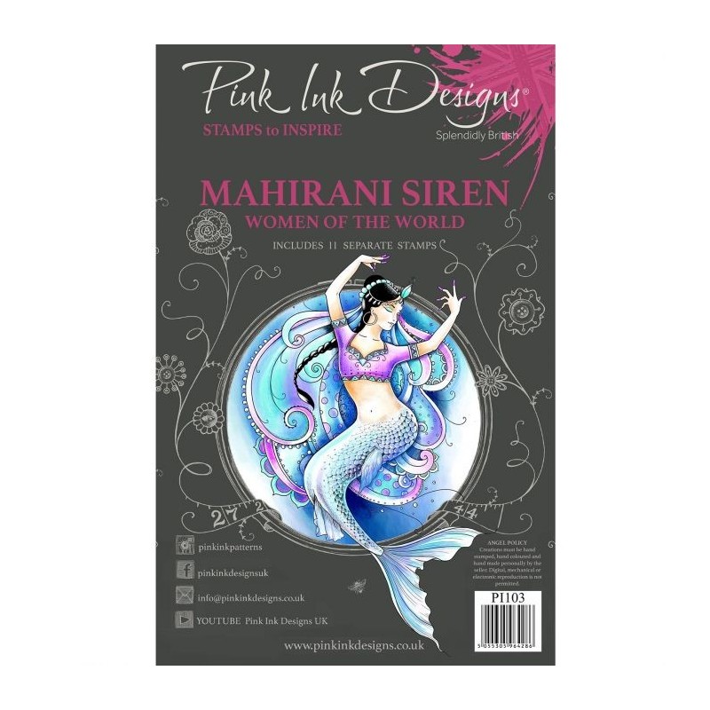 (PI103)Pink Ink Designs Clear stamp set Mahirani