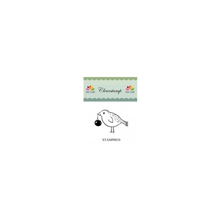 (STAMP0010)Dixi Clear Stamp christmas bird
