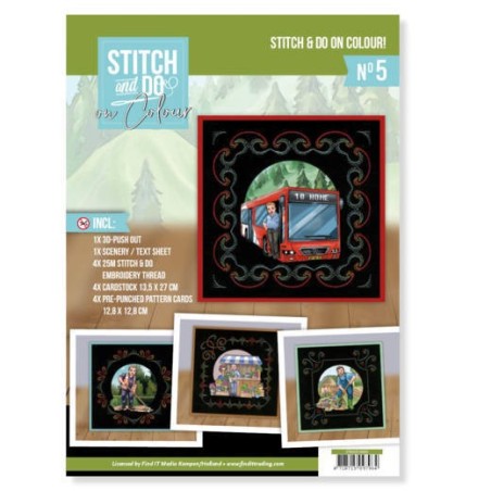 (STDOOC10005)Stitch and Do on Colour 005 - Yvonne Creations - Big Guys professions