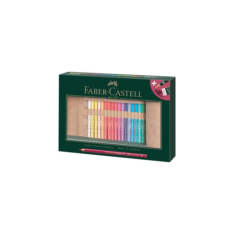 (110030)Pencil FC Polychromos pencil roll 34 pieces