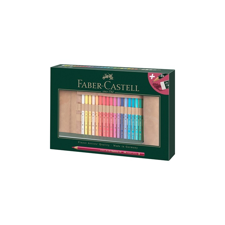 (110030)Pencil FC Polychromos pencil roll 34 pieces