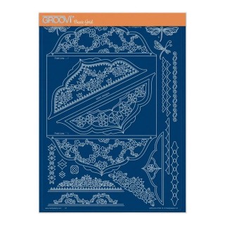 (GRO-LW-41726-16)Groovi plate A4 - LINDA'S IT'S A WRAP! PART 3 - DRAGONFLY GATEFOLD