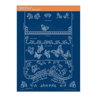 (GRO-LW-41727-16)Groovi plate A4 - LINDA'S IT'S A WRAP! PART 3 - BUTTERFLY TRIFOLD