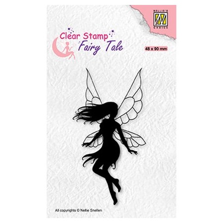(FTCS033)Nellie's Choice Clear Stamp  Fairy Tale, Dancing elf-1