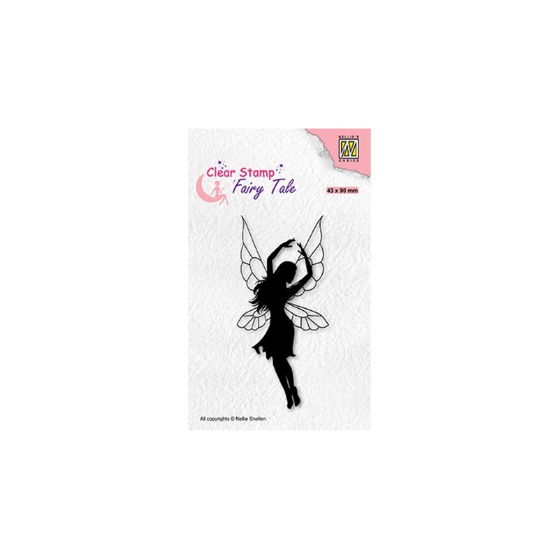 (FTCS034)Nellie's Choice Clear Stamp  Fairy Tale, Dancing elf-2