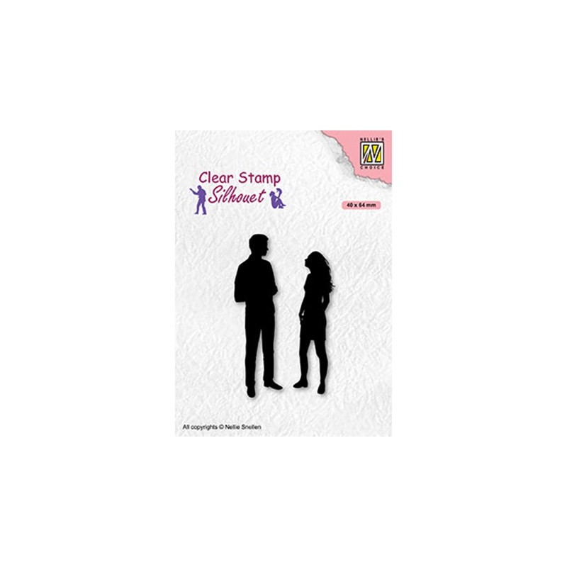 (SIL086)Nellie`s Choice Clearstamp - Teenagers serie, A Date