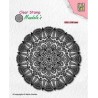 (CSMAN007)Nellie's Choice Clear stamps Mandala Dahlia flower