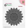 (CSMAN008)Nellie's Choice Clear stamps Mandala Sunflower-2
