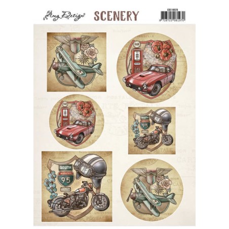 (CDS10025)Scenery - Amy Design - Transportation