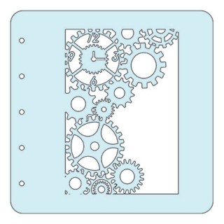 (COLST015)Nellies Choice Stencil Clock - for MSTS001