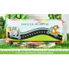 (LF2554)Lawn Fawn Scootin' By Clear Stamps