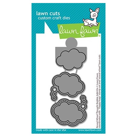 (LF2567)Lawn Fawn Reveal Wheel Thought Bubble Add-On Dies