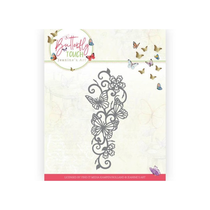 (JAD10121)Dies - Jeanine's Art - Butterfly Touch - Butterfly Border