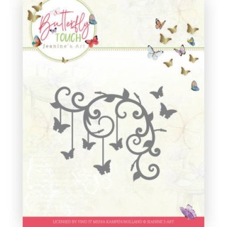 (JAD10125)Dies - Jeanine's Art - Butterfly Touch - Butterfly Corner