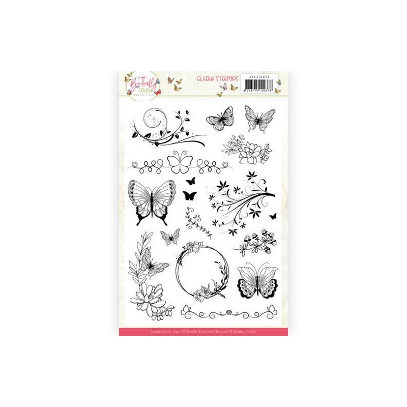 (JACS10036)Clear Stamps - Jeanine's Art - Butterfly Touch