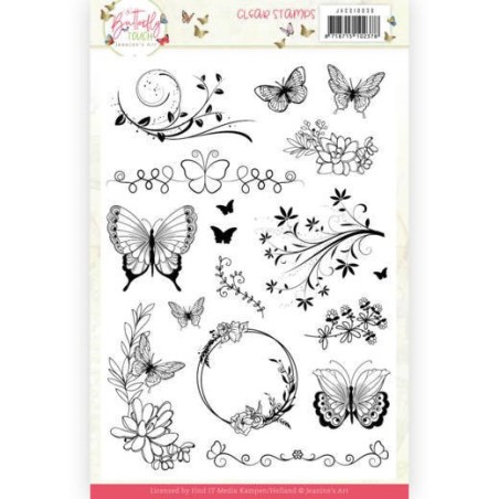 (JACS10036)Clear Stamps - Jeanine's Art - Butterfly Touch