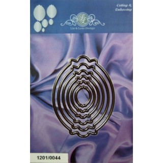 (1201/0044)Lin & Lene stencil set 6 st
