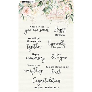 (SL-ALS-STAMP02)Studio light SL Clear Stamp Love-phrases Another Love Story nr.2