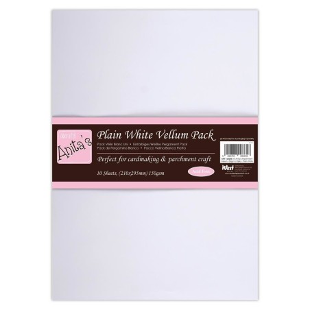 (ANT 162003)Anita's A4 PARCHMENT white (10 SHEETS) 150grs