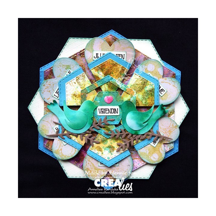 (CLNestXXL114)Crealies Crea-nest-dies XXL Hexagons CLNestXXL114