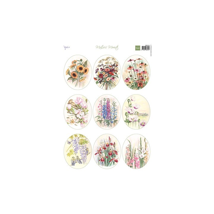(MB0194)Mattie's Mooiste - Field bouquets Ovals