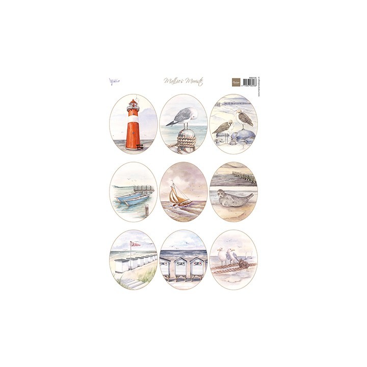 (MB0195)Mattie's Mooiste - Beach Ovals