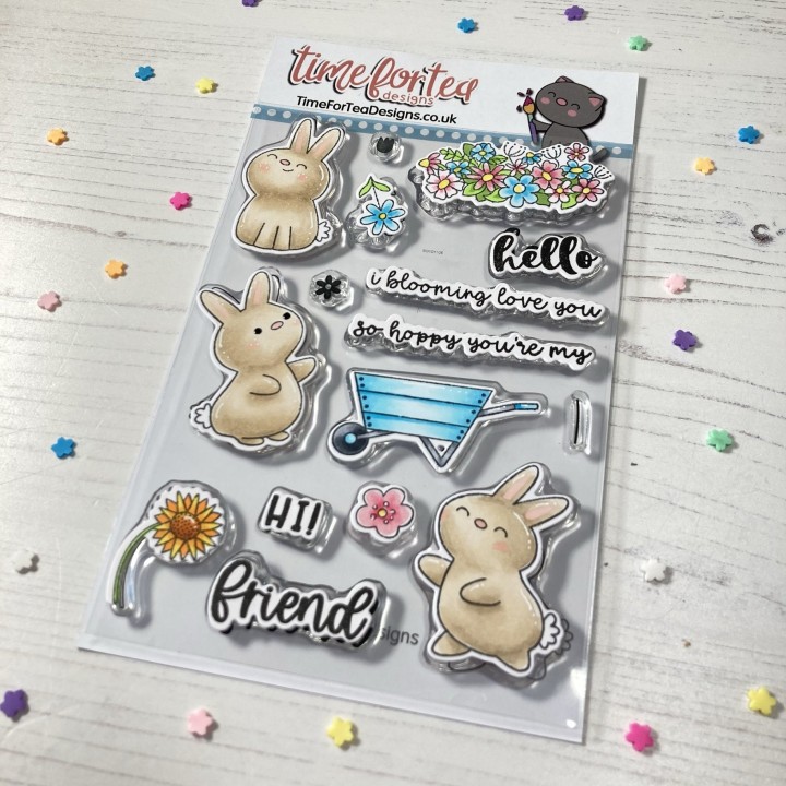 (T4T/663/Blo/Cle)Time For Tea Tearrific Pals Clear Stamps