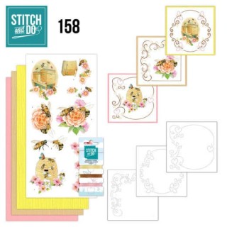 (STDO158)Stitch and Do 158 - Jeanine's Art - Humming Bees