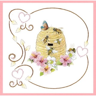 (STDO158)Stitch and Do 158 - Jeanine's Art - Humming Bees