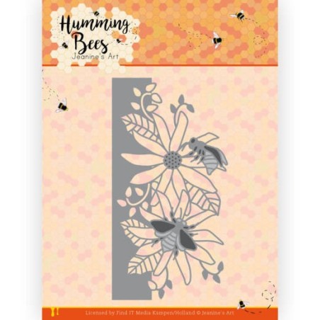 (JAD10126)Dies - Jeanine's Art - Humming Bees - Flower Border