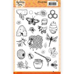 (JACS10037)Clear Stamps - Jeanine's Art - Humming Bees