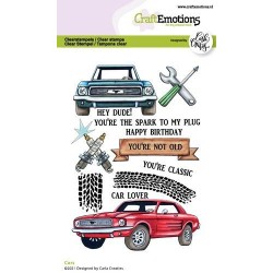 (1512)CraftEmotions clearstamps A6 - Cars Carla Creaties