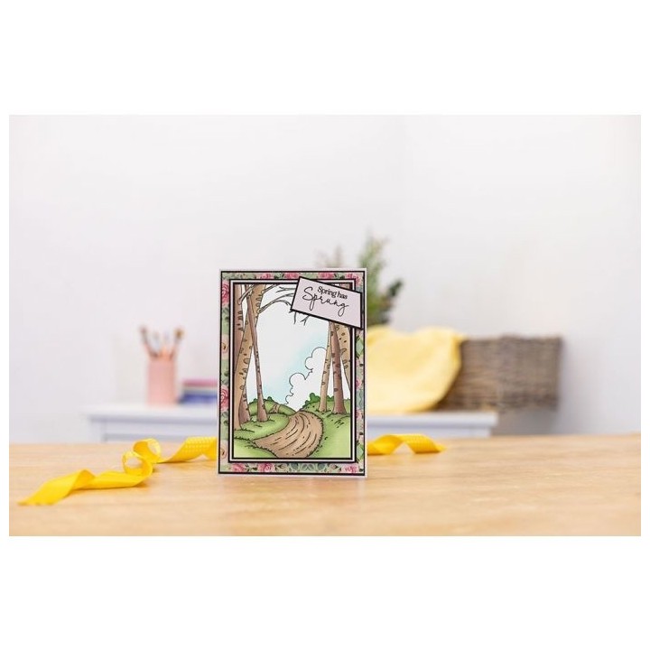 (LH-STP-WOODT)Crafter's Companion Lee Holland Clear Stamps Woodland Trail
