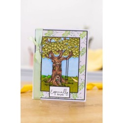 (LH-STP-TREEH)Crafter's Companion Lee Holland Clear Stamps Treehouse