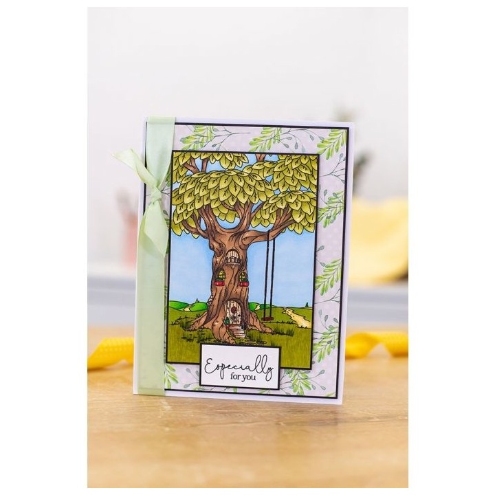 (LH-STP-TREEH)Crafter's Companion Lee Holland Clear Stamps Treehouse