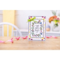 (CC-STP-WIBL)Crafter's Companion Wild Blooms Clear Stamps