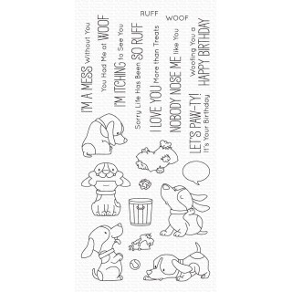 (BB-105)My Favorite Things Woof Pack Clear Stamps