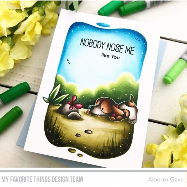 (BB-105)My Favorite Things Woof Pack Clear Stamps