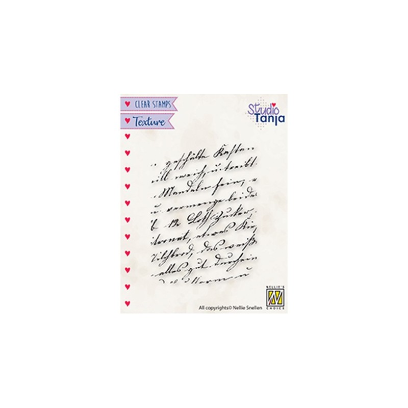 (TXCS021)Nellie's Choice Clear Stamp Writing