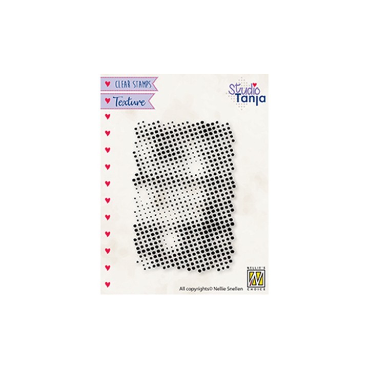 (TXCS022)Nellie's Choice Clear Stamp Dots
