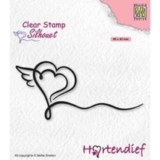 (SIL092)Nellie`s Choice Clearstamp - Hearts